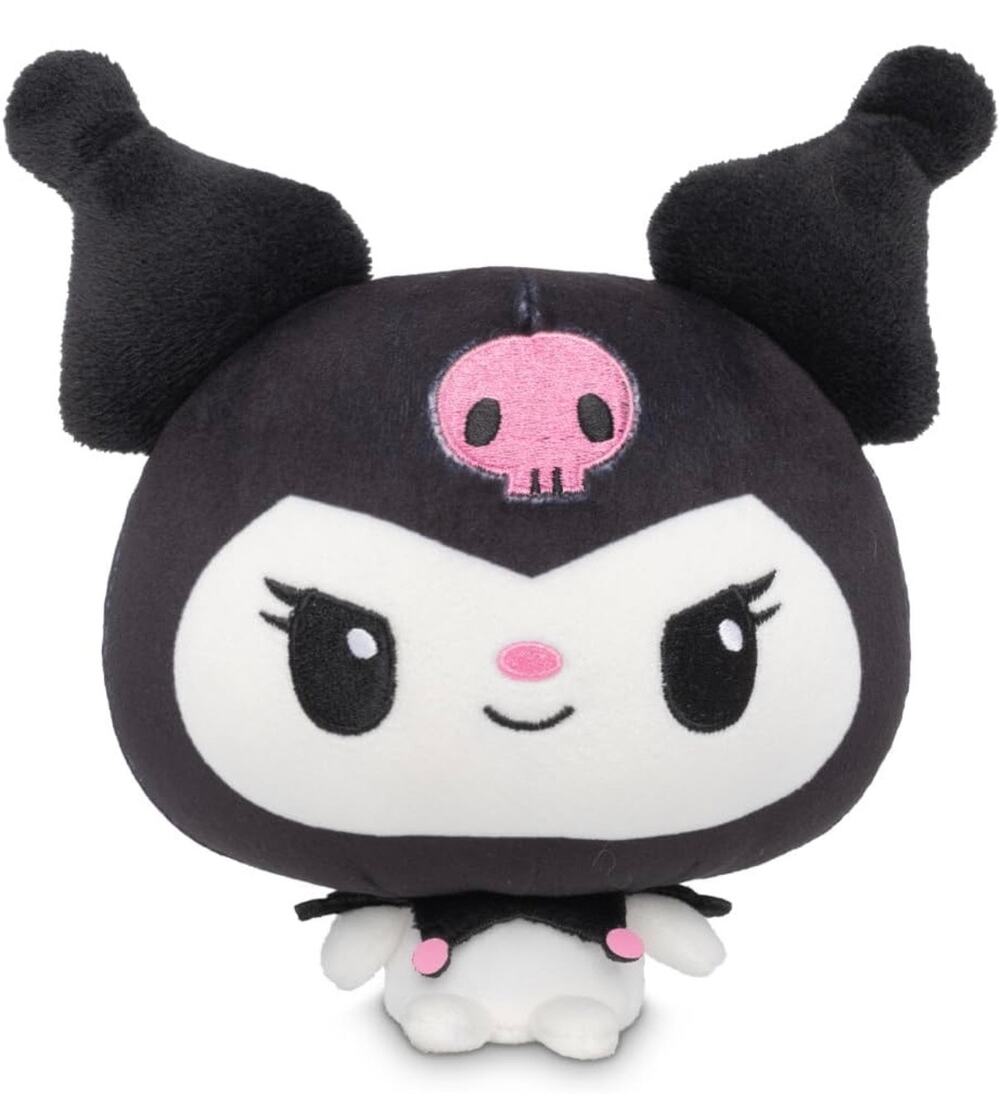 TeeTurtle Cloudheads Kuromi Plush 5” Sanrio Black Pink Stuffed Animal